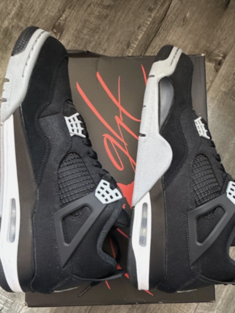 Jordan Air Jordan 4 Retro Se Black Canvas